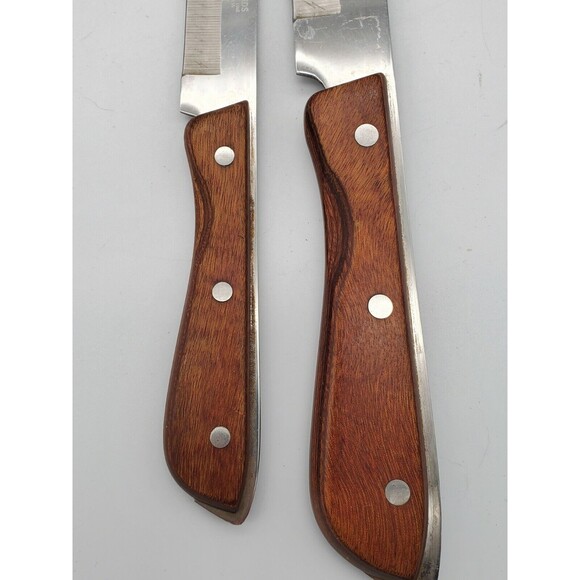 Regent Swords Lightening Edge Stainless Japan 8" & 6" Vintage Knives - Picture 6 of 12